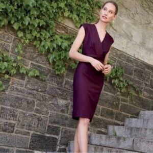 J. Crew burgundy  Women's Dress